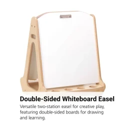 Millhouse™ Double-sided 2 Station Easel Whiteboard Easel