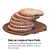 Millhouse™ Log Seat Pads with Bag - Set of 6