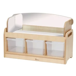 Millhouse™ Low Sensory Play Unit - With 3 Clear Tubs & Mirror Surround
