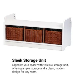 Millhouse™ Low Storage Unit - White