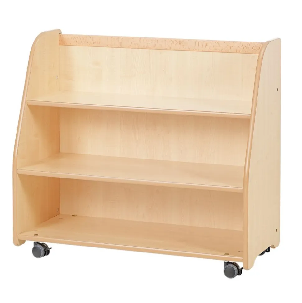 Millhouse™ Mobile Tiered Shelf Unit with Mirror Back