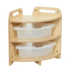 Millhouse™ Tall 90 Degree Corner Unit with 2 Clear Trays