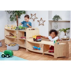 Millhouse™ Tall S-Curved Open Shelving Unit