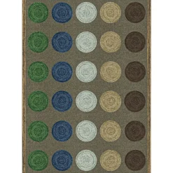 Mindful Seating™ 7'8" x 10'9" Area Rug in Color Multi