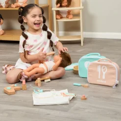 Miniland Doll Wooden Care & Role-Play Kit