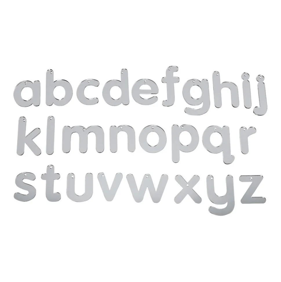 Mirrored Alphabet Letters- Lowercase, 26 Pieces