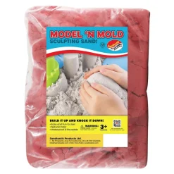 Model 'N Mold Sculpting Sand - Red