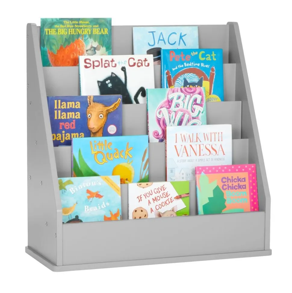 Modern Mist Book Display - Light Gray