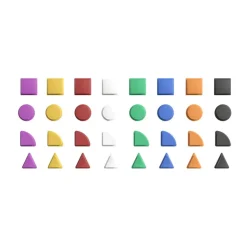 Multicolor STEAM Shapes Set: 256 pieces