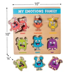 My Emotions Family Peg Puzzle
