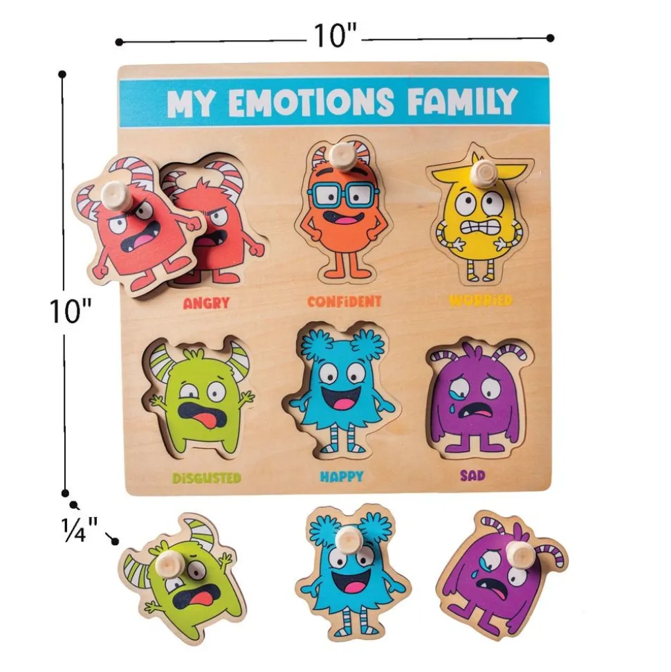 My Emotions Family Peg Puzzle