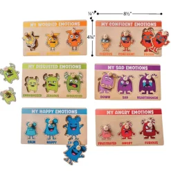 My Emotions Levels Peg Puzzles