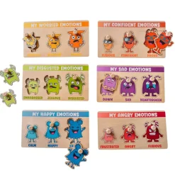 My Emotions Levels Peg Puzzles