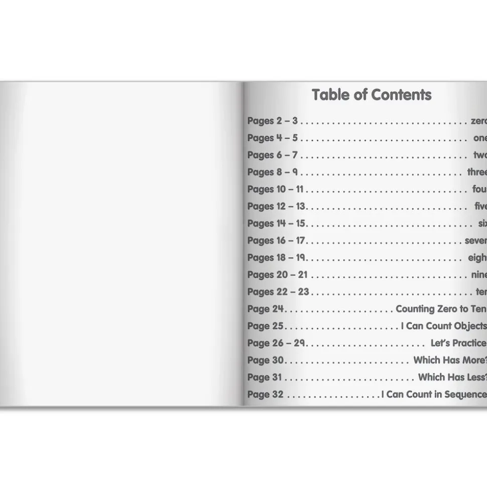 My Numbers Through Ten Journals