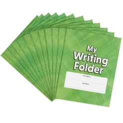 My Writing Folder Tri-Fold, 3-Pocket Student Folders - Set of 12