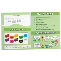 My Writing Folder Tri-Fold, 3-Pocket Student Folders - Set of 12