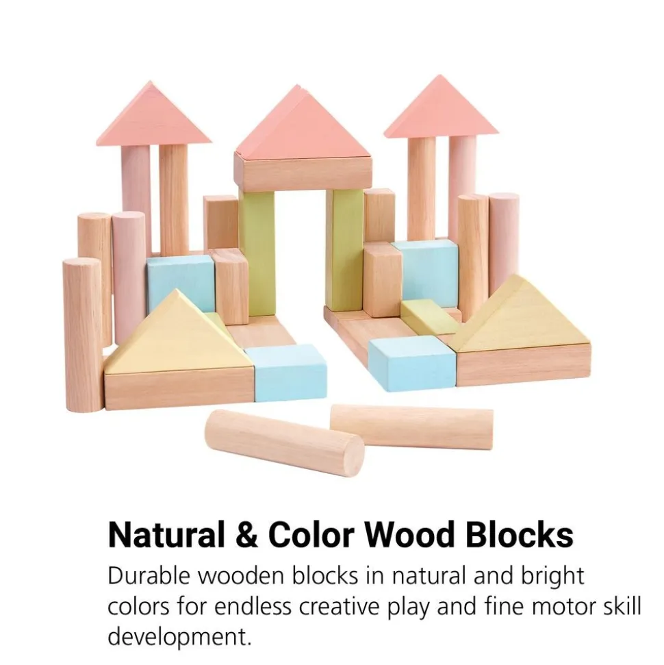 Natural and Color Wood Blocks