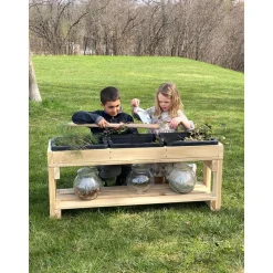 Natural 3 Bin Sensory Table