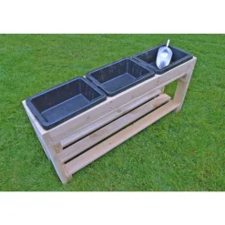 Natural 3 Bin Sensory Table