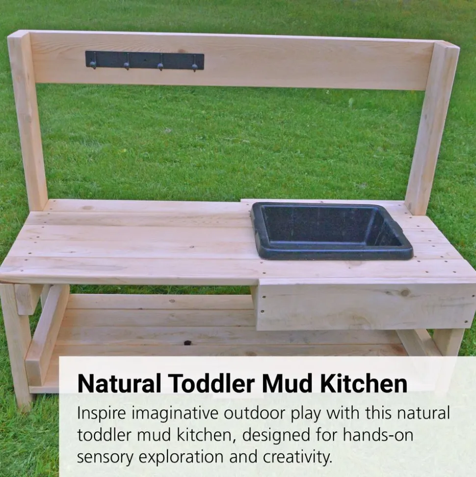 Natural Toddler Mud Kitchen