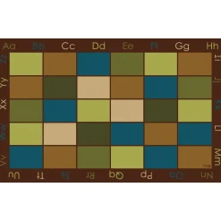 Nature's Colors Seating 7'6" x 12' Rectangle Premium Carpet