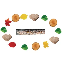 Nature’s Footsteps Walking Path - Set of 15 Non-Slip Mats