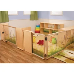 Nature View Acrylic Back Cabinet - 24