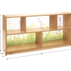 Nature View Acrylic Back Cabinet - 24