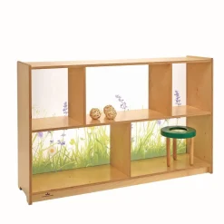 Nature View Acrylic Back Cabinet - 30