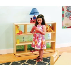 Nature View Acrylic Back Cabinet - 36" High