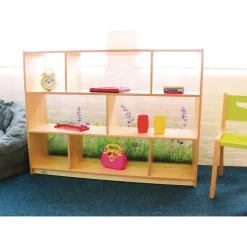 Nature View Acrylic Back Cabinet - 36