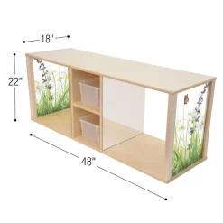 Nature View Crawl Through Cabinet