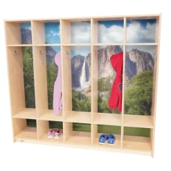 Nature View Five Section Coat Locker