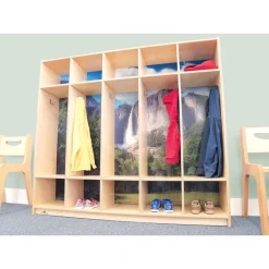 Nature View Five Section Coat Locker