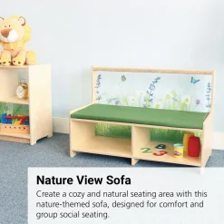 Nature View Sofa with Cushion