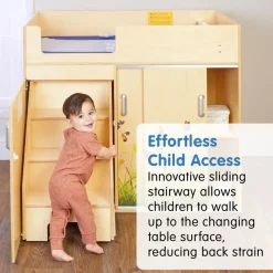 Nature View Step Up Toddler Changing Table