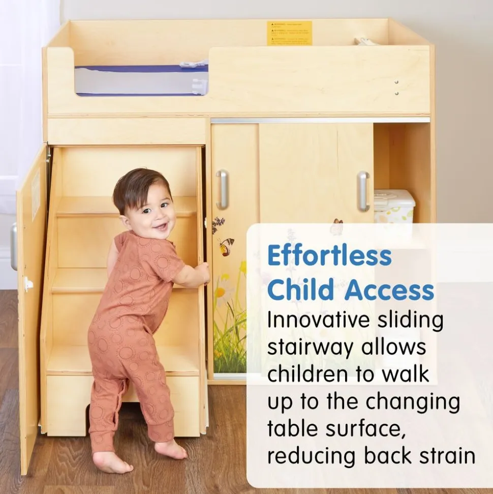 Nature View Step Up Toddler Changing Table