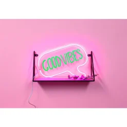 Neon Light Up Speech Bubble Message Frame