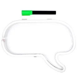 Neon Light Up Speech Bubble Message Frame
