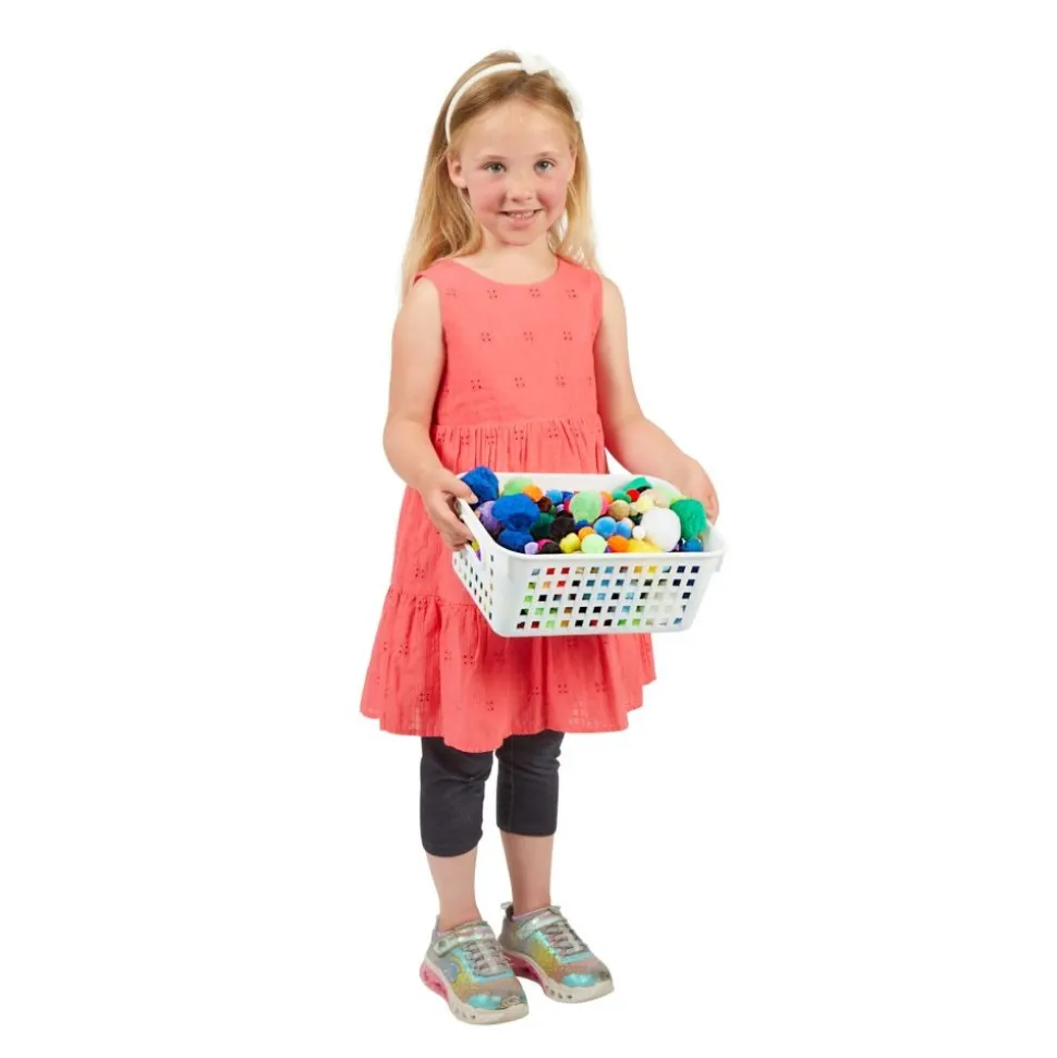 Neon Pop 6-Pack Medium Book Baskets