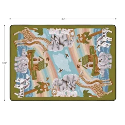 Noah's Journey Carpet, 5'10" x 8'4" - Nature Tones