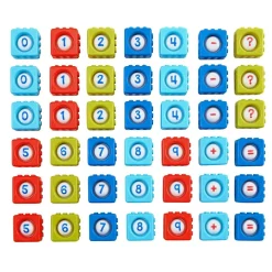 Number BubbleBrix - 42 pcs