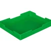 Oak 6-Slot Mail Center With Trays Single Color - 1 mail center, 6 trays, 6 labels