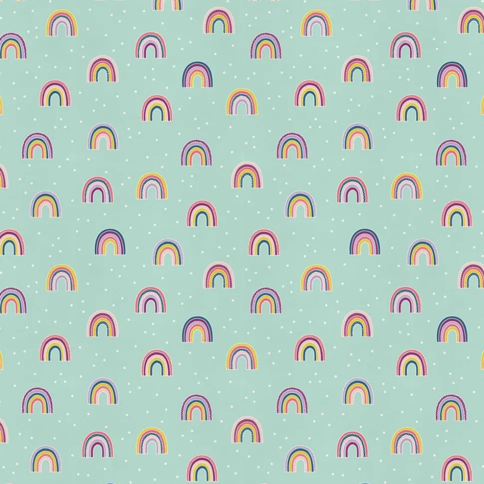 Oh Happy Day Rainbows Creative Class Fabric