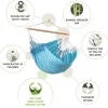100% Organic Cotton Kingsize Hammock Chair - Habana Azure