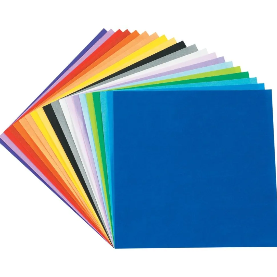 Origami Paper, Assorted Colors - 40 Sheets