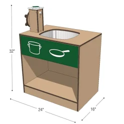Outdoor Faucet Sink With Hose Attachment