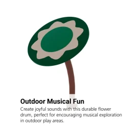 Outdoor Flower Drum - Playground Equipment