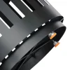 Outdoor 37 Gallon Trash Can Black