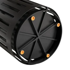 Outdoor 37 Gallon Trash Can Black